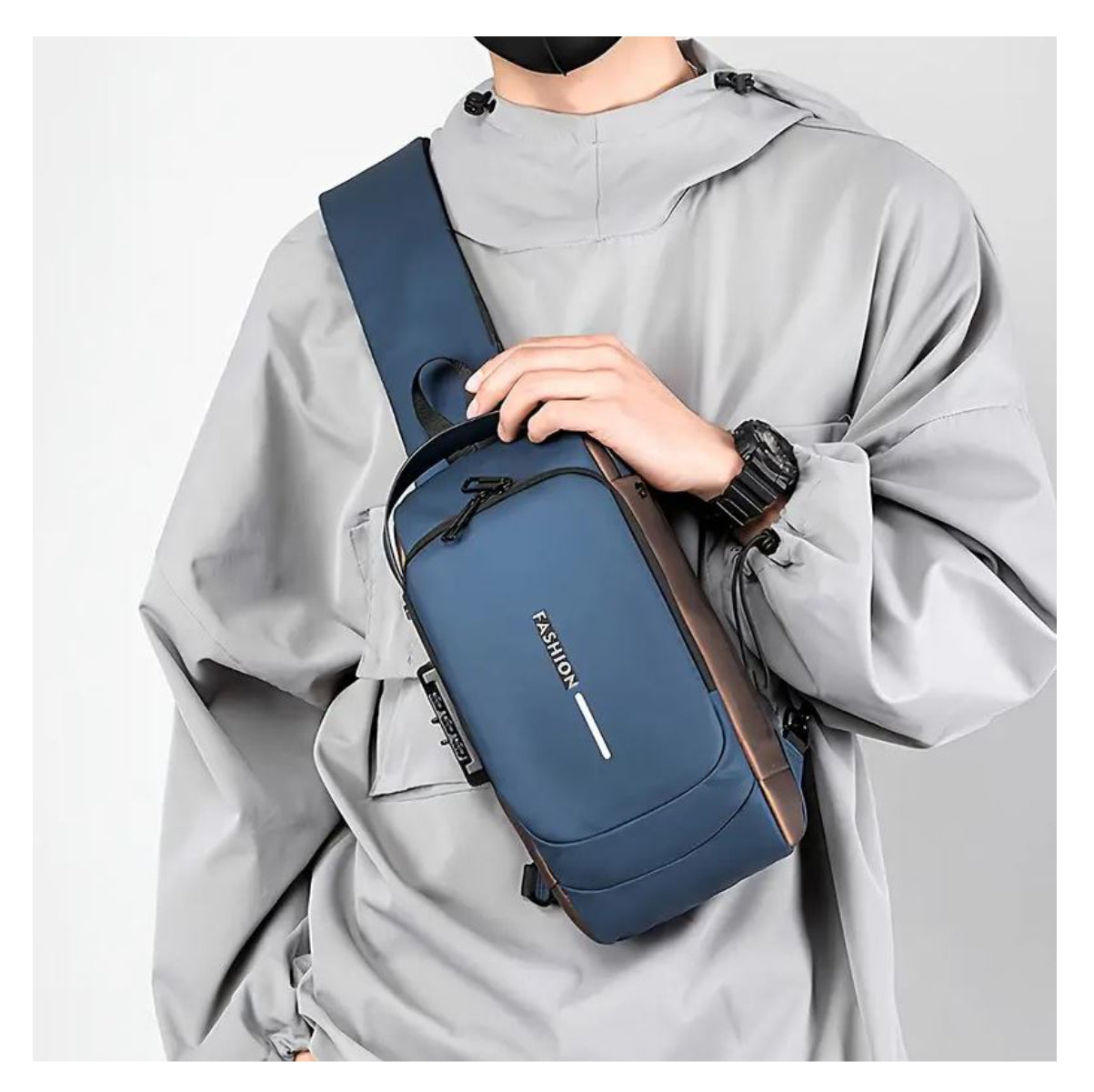 Bolso Antirrobo Puerto Usb Bolso Cruzad