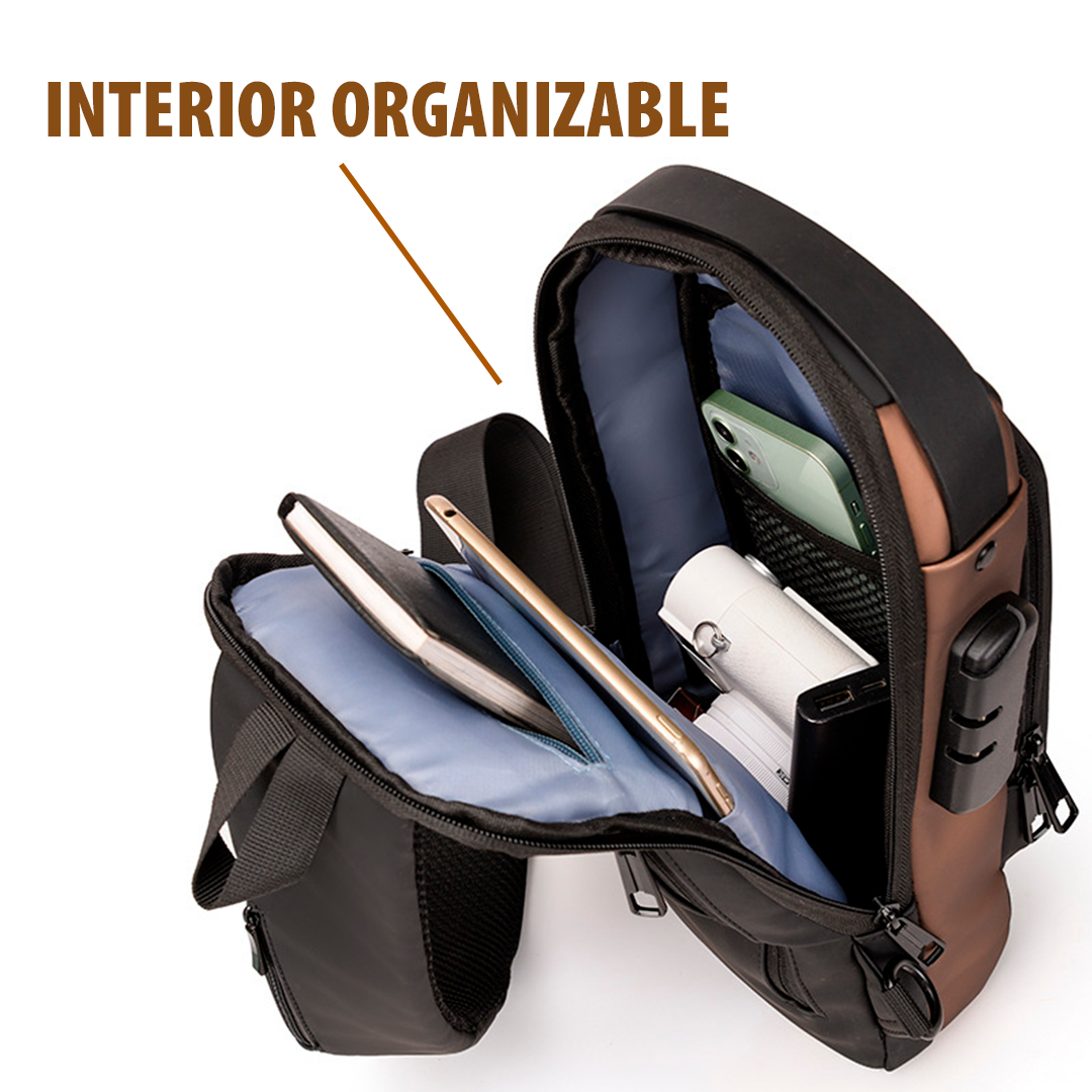 Bolso Antirrobo Puerto Usb Bolso Cruzad
